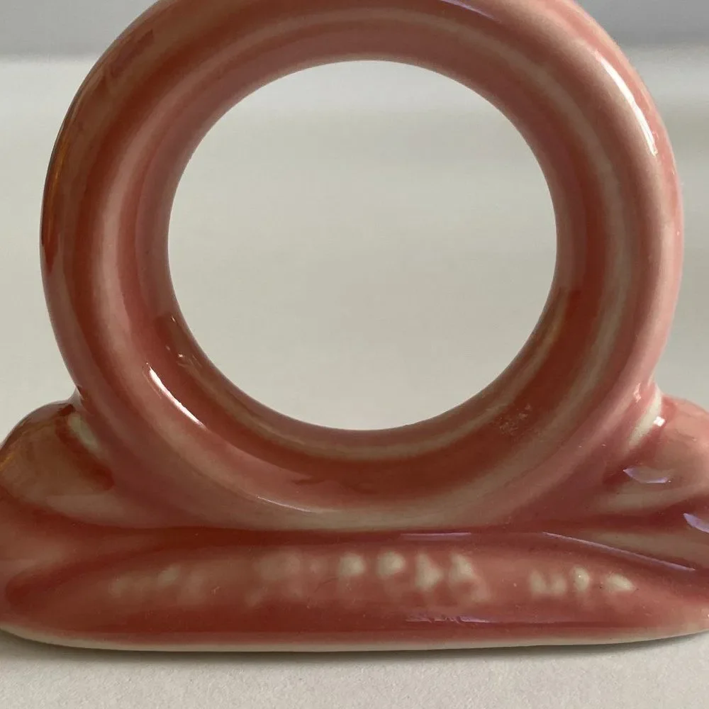 Fiestaware Retired Color Rose Discontinued Napkin Ring